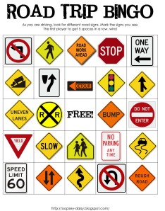road trip bingo_signs picture